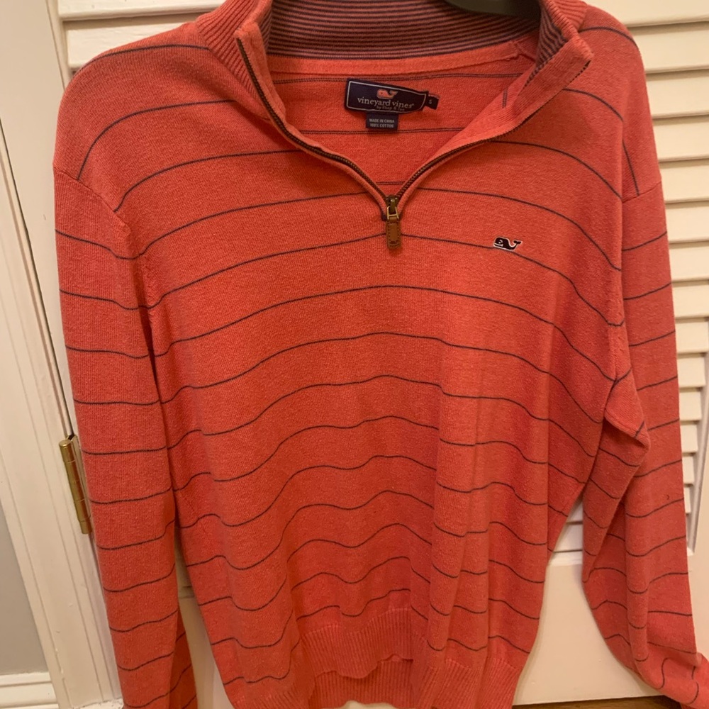 Vineyard vines mens size small quarter zip sweater